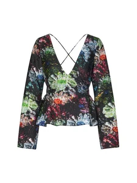 Bluzka Stine Goya z baskinką czarna