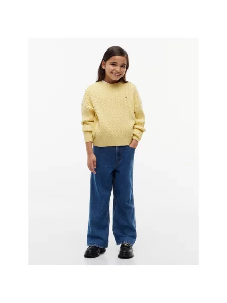 Široké džínsy Tommy Hilfiger modrá
