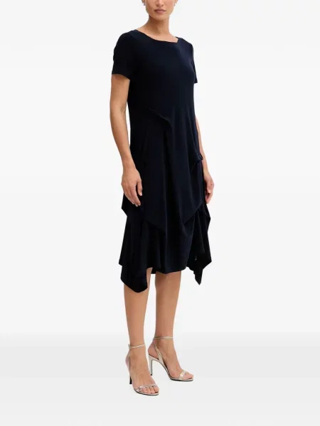 Scurt rochie midi Joseph Ribkoff asimetrică albastru