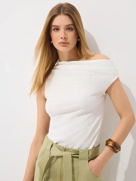 Mohito Palaidinė su atidengtu petimi kreminė