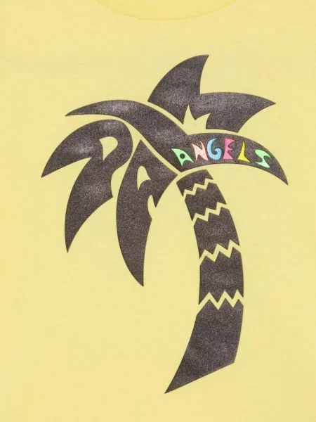 Koszulka dziecięca Palm Angels żółta