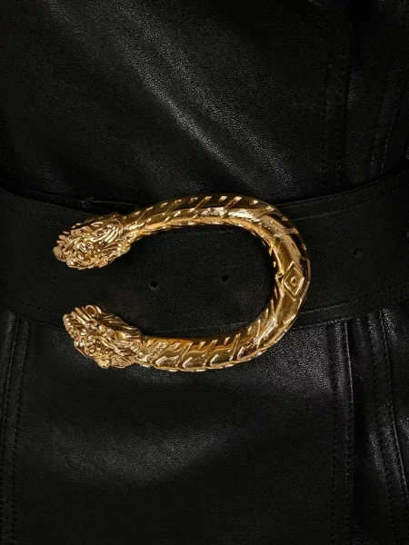 Trenci Gucci din piele negru