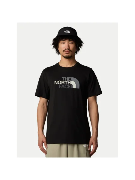 THE NORTH FACE Póló EASY világosszürke fehér fekete