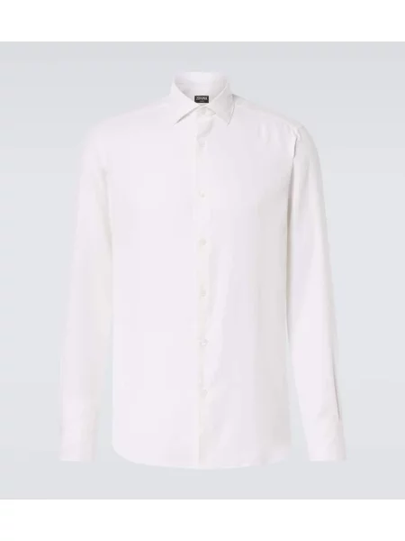 Srajca Zegna iz kašmirja bela