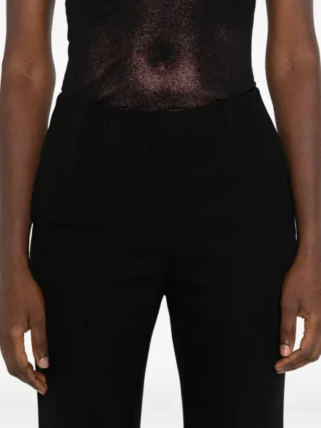 Pantaloni Mugler plisate negru