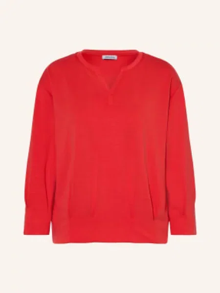 More & More Mikina S Rukávem červená