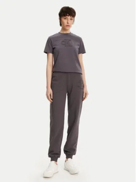 Tričko Calvin Klein Jeans šedé