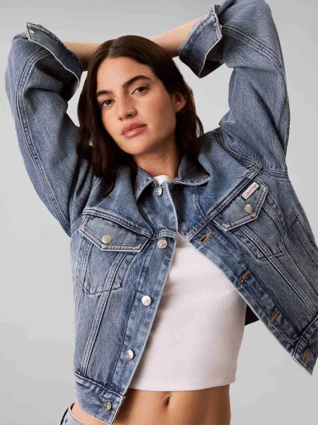 Calvin Klein Jeans Geacă de blug albastru