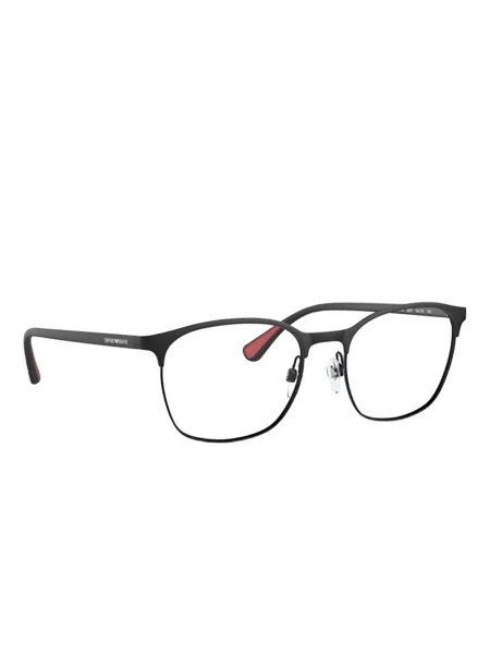 Ochelari de soare dreptunghiulari Emporio Armani negru