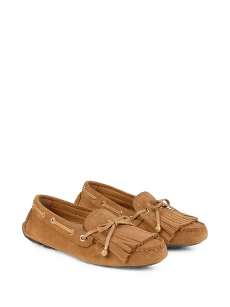 Szarvasbőr loafer Jimmy Choo barna