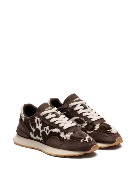 Sneakerși Hoff cu imagine maro