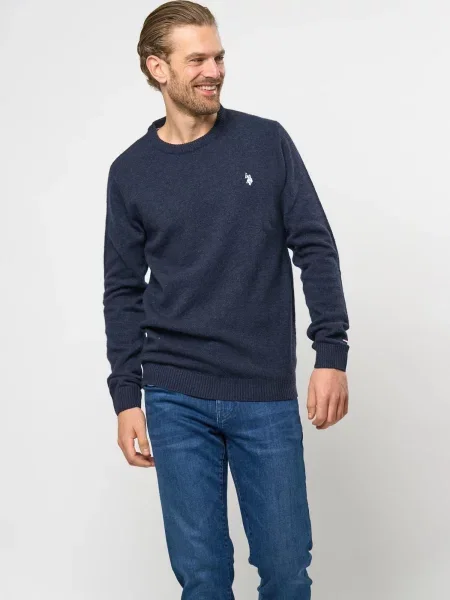 U.S. POLO ASSN. Pulóver UMKetil zafir