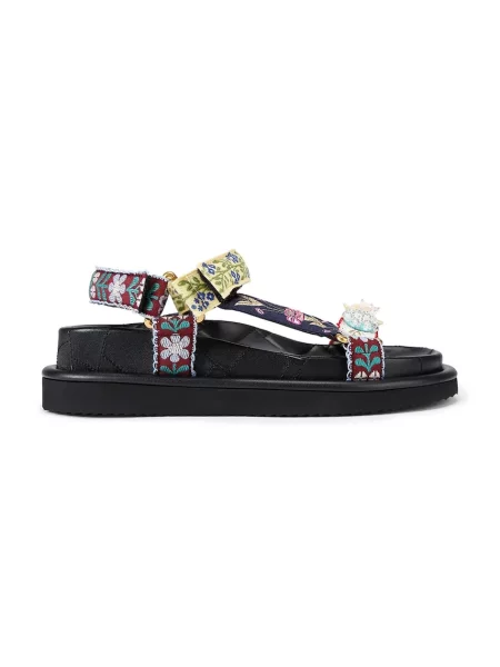 Kurt Geiger London sandale cu plat pentru femei Orson Sandal negru