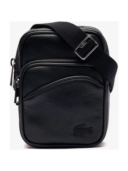 Torba na ramię Lacoste Small Angy puro czarny