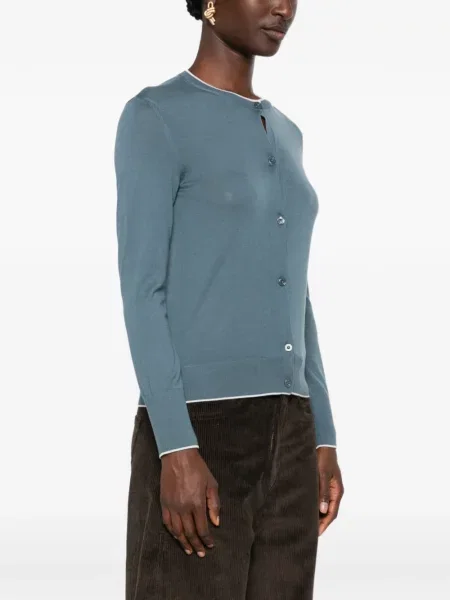 Cardigan Eleventy de lână verde