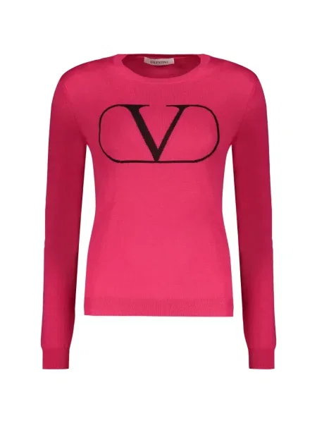 Pulover Valentino Garavani de lână roz