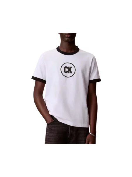 Koszulka Calvin Klein Jeans biała