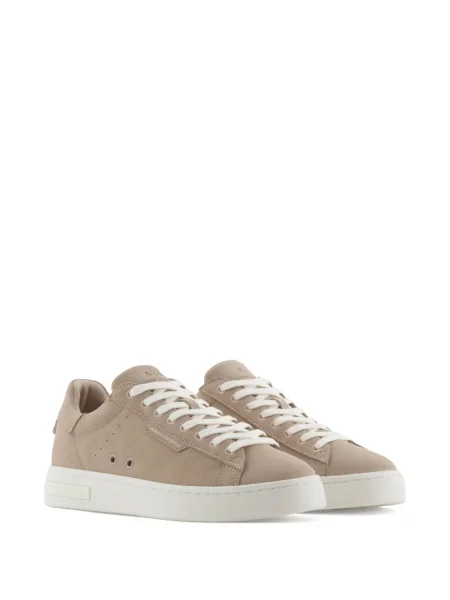 Sneakerși Armani Exchange din piele de căprioară