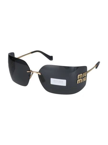 Okulary przeciwsłoneczne Miu Miu Eyewear żółte
