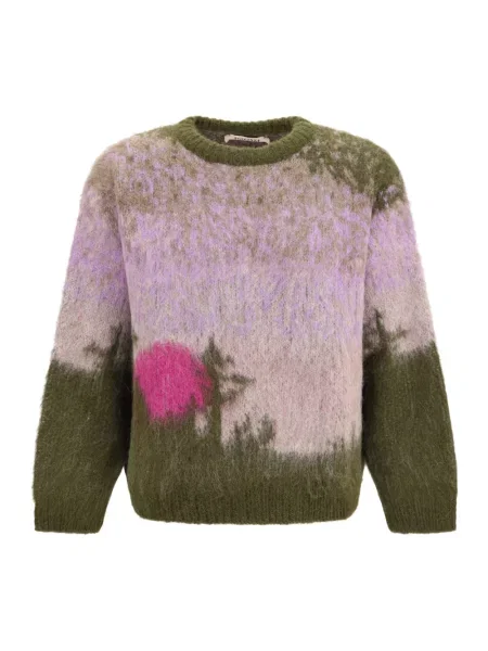 Sweter Baziszt wełniany różowy