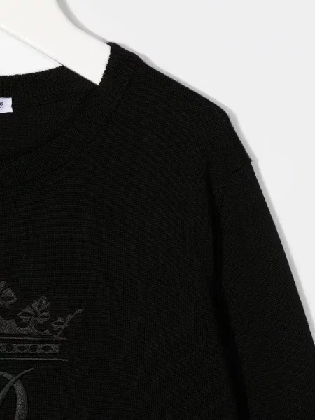 Sweter dziecięcy Dolce And Gabbana czarny