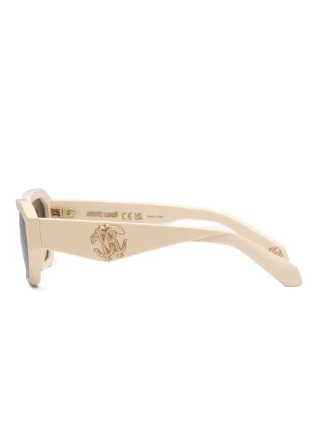Ochelari de soare Roberto Cavalli cu model piele de șarpe