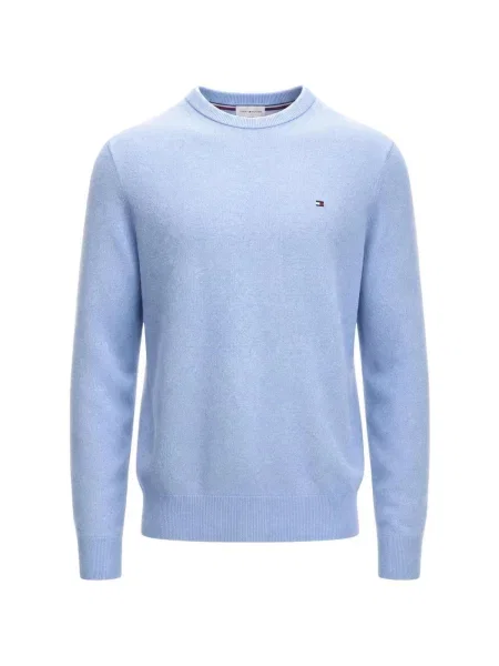 Kašmírový sveter Tommy Hilfiger modrá