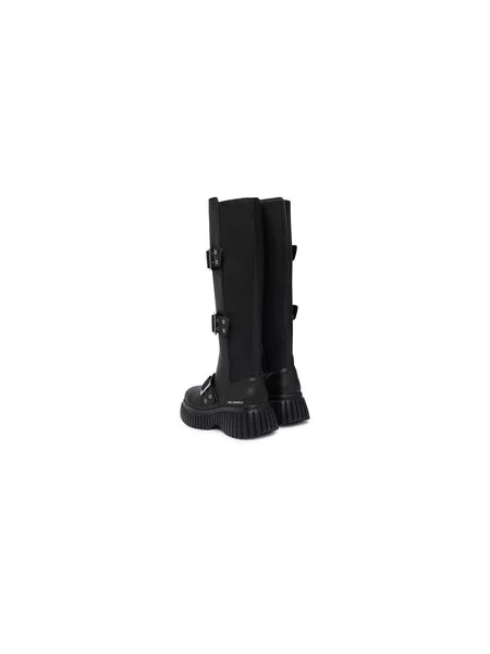 Kozačky KARL LAGERFELD Kreeper Wedge černá