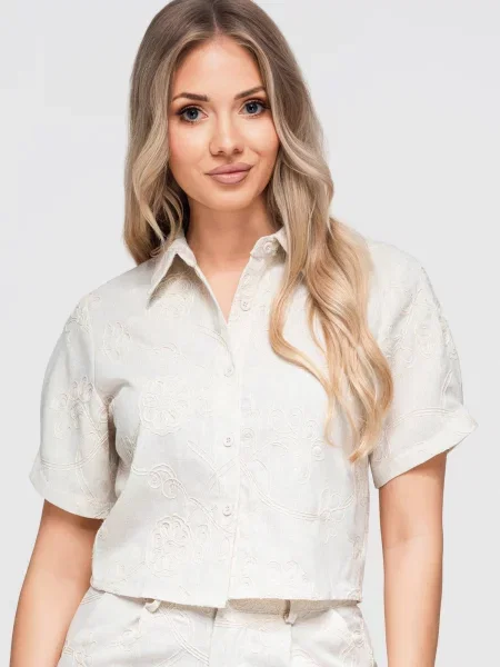 Ombre Bluza ecru/prljavo bijela