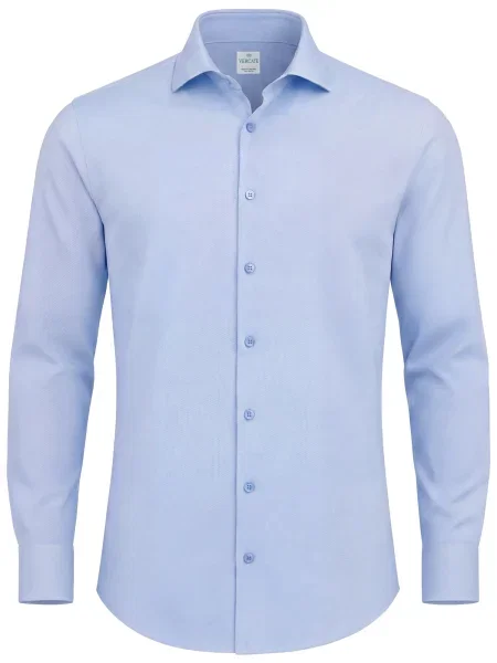 Cămașă Vercate business din țesătură twill albastru