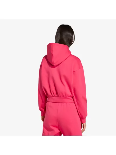 Decupat hanorac cu fermoar Adidas Performance roz
