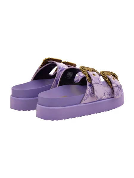 Klapki Versace Jeans Couture fioletowe