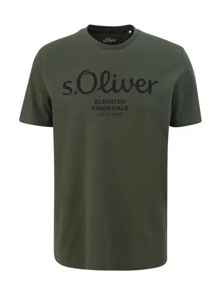 S.Oliver Tricou verde negru