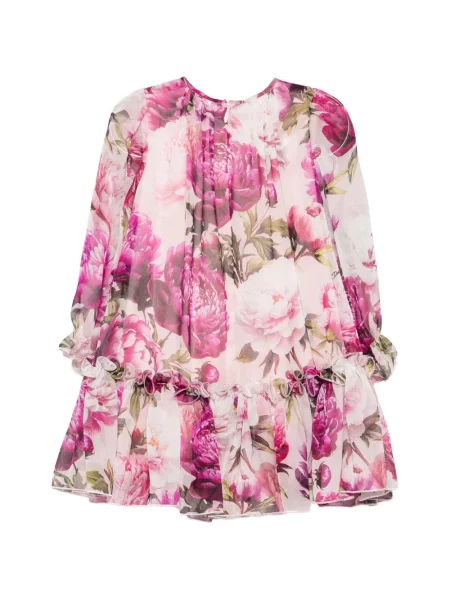 Sukienka dziecięca Dolce And Gabbana różowa