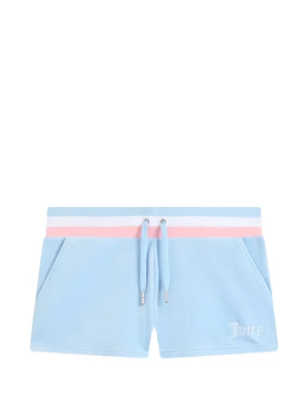 Pantaloni scurți Juicy Couture cu cordon albastru