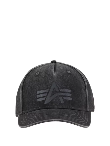 ALPHA INDUSTRIES Șapcă gri grafit / denim negru