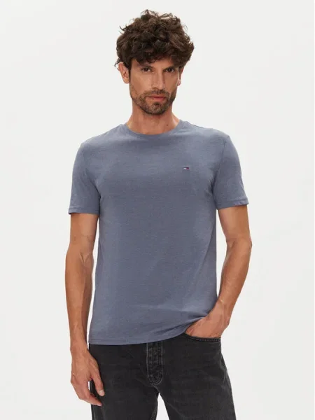 Тениска Tommy Jeans синьо