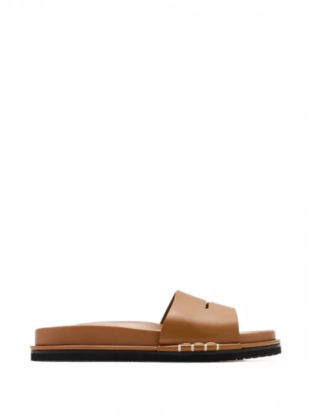 Papuci Jw Anderson din piele maro
