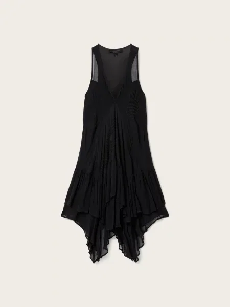 Платье миди All Saints черное