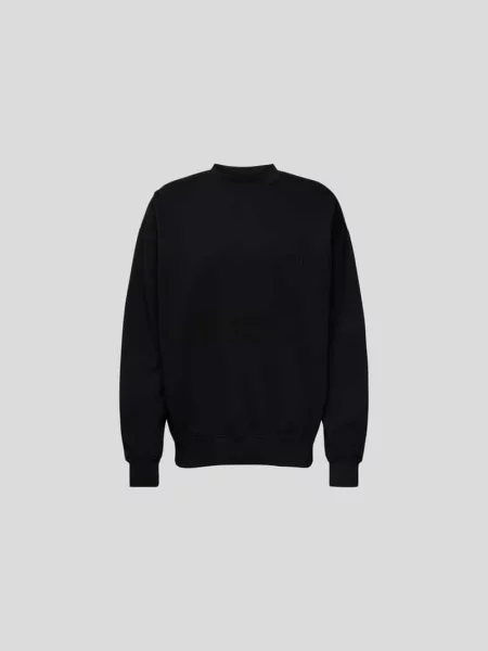 Bluza z kapturem i detalem z logo Vtmnts czarna