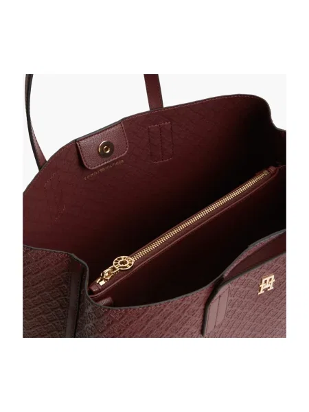 TOMMY HILFIGER Kabelka SATCHEL MONO' čierna