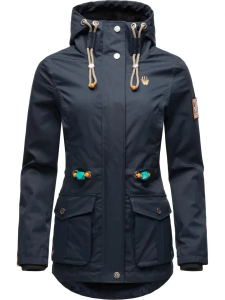 MARIKOO Prechodná bunda Babetaa námornícka modrá