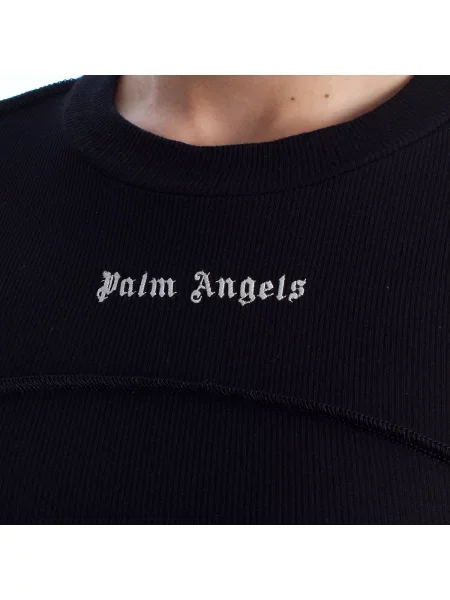 Rochie Palm Angels cu broderie negru