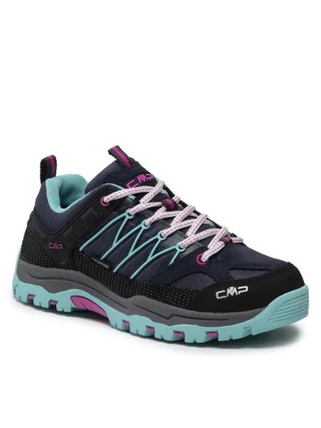 Buty trekkingowe dziecięce CMP Rigel Low Wp b.blue/acqua niebieskie