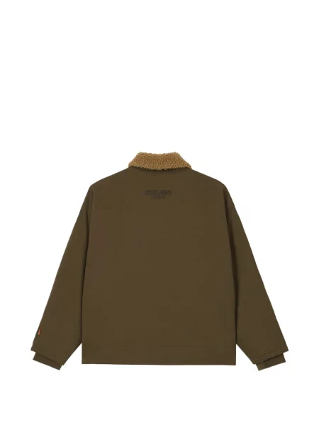 Gulerat geacă Izzue din fleece verde