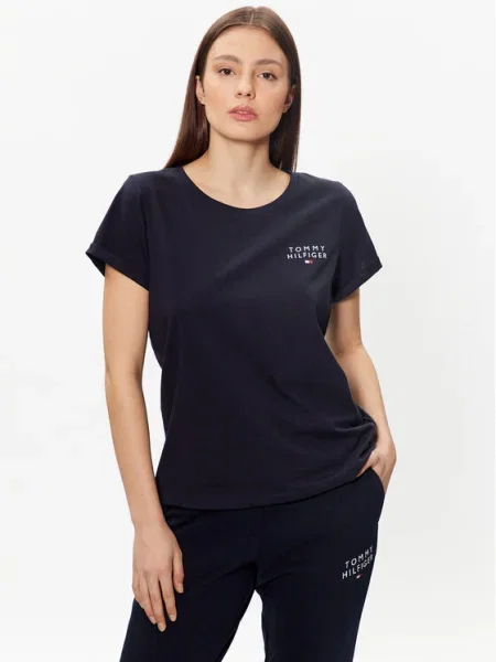 Тениска Tommy Hilfiger тъмносиньо