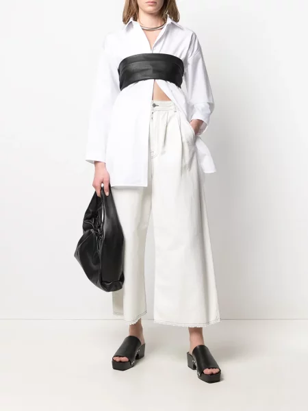 Lung cămașă Jil Sander alb