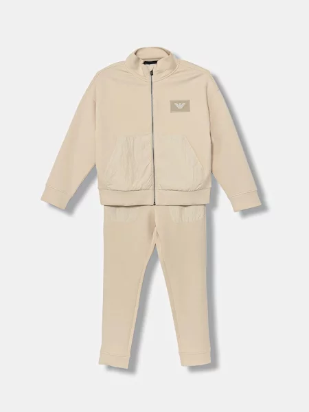 Gyerek melegítő szett Emporio Armani bézs