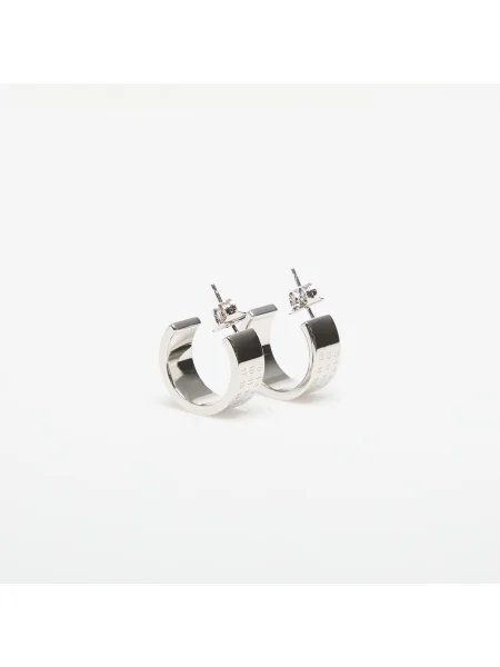 Обеци Mm6 Maison Margiela сребристо