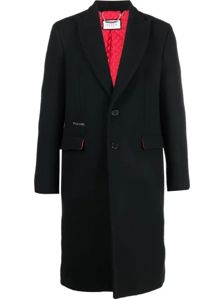 Palton Philipp Plein cu imagine negru